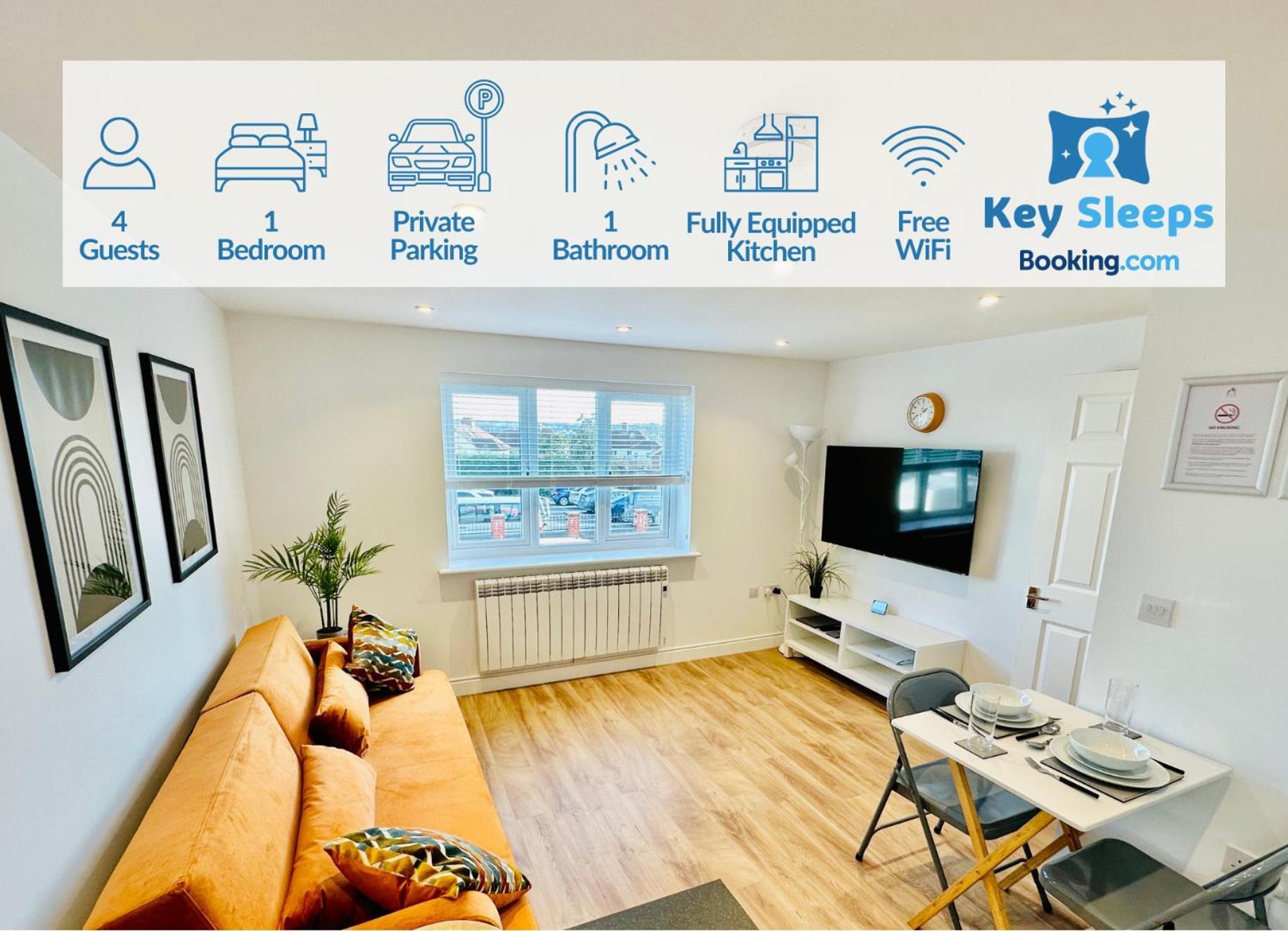 Appartamento Private Parking Stylish Great Location Guildford Esterno foto
